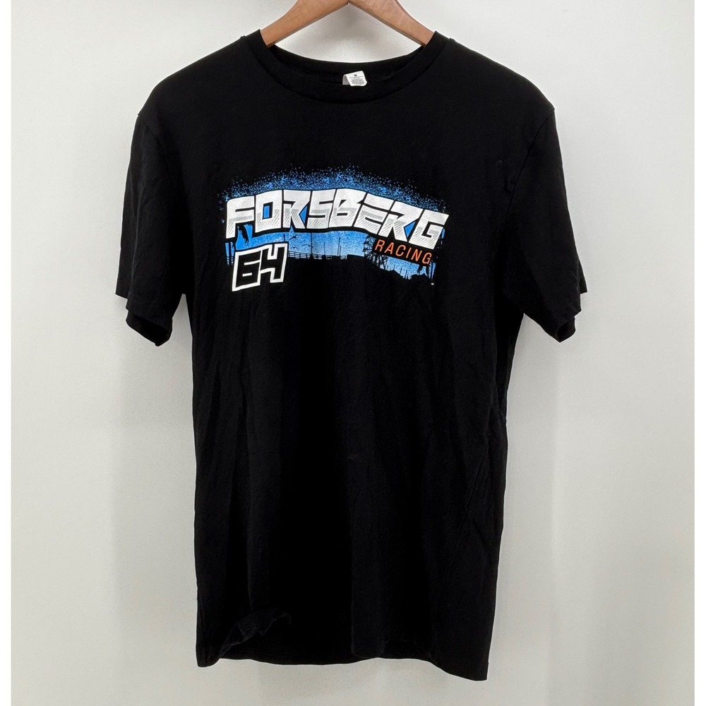 Chris Forsberg Racing T-Shirt Men's M Black Formula Drift 64 Graphic
